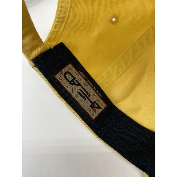 Tracers Golf Club Yellow Ahead Baseball Hat Cap Adjustable Strap-back - Picture 7 of 7
